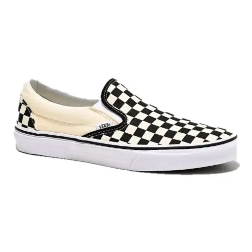 Zapatillas Vans Slip On Cuadros Blanco Negro! 100% Original!