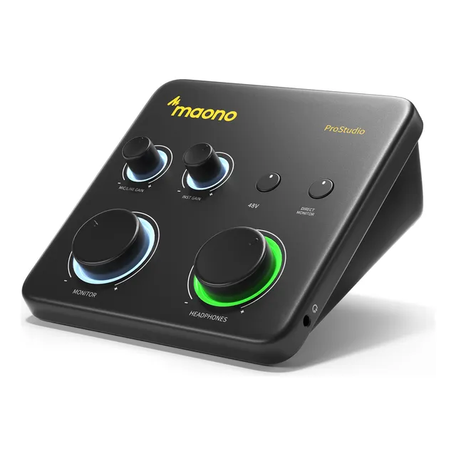 Maono Interfaz Audio Usb Ps22 Lite Para Pc Estudio Grabacion