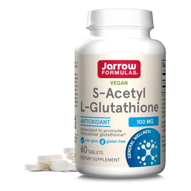 S-acetil L-glutatión 100 Mg Jarrow Formulas 60 Tabletas