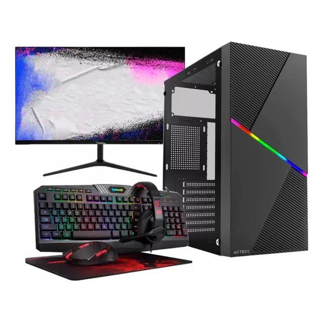 Kit Pc Gamer Monitor 27 Ryzen 3 3200g Ram 8gb Ssd 1tb C/wifi