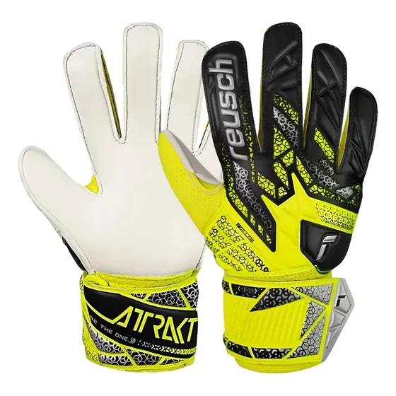 Guantes Arquero Reusch Attrakt Solid Junior Futbol Niños Jr
