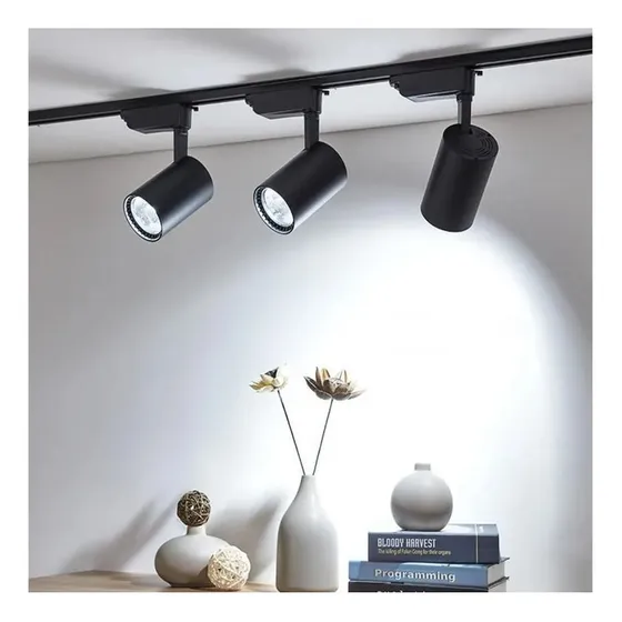 Lampara 15w Luz Blanca + Riel 