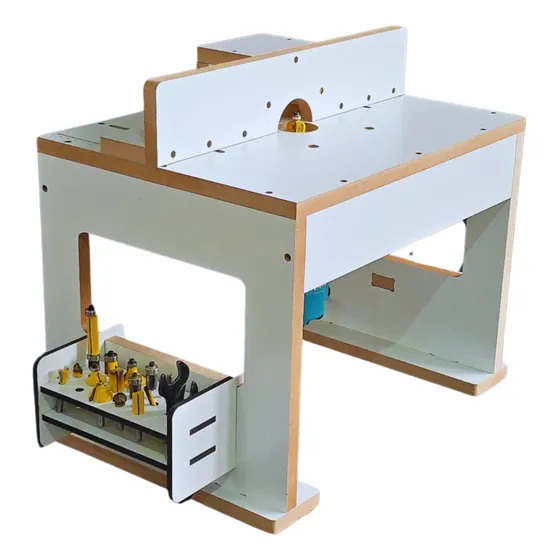 Bancada Mesa De Tupia Laminadora Com Porta Fresas