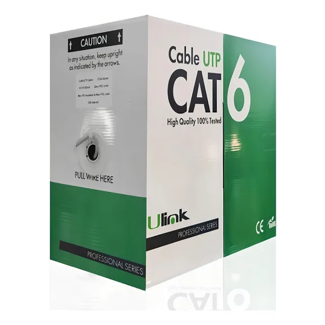 Caja De Cable Red Utp 100 Metros Cat-6 23 Awg