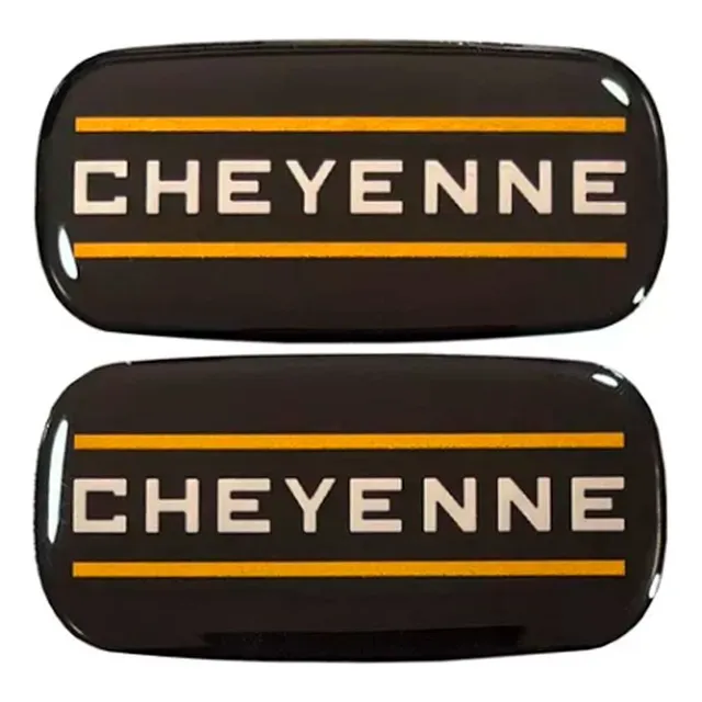 Calcomania Emblema ''cheyenne'' Kit 2 Unidades