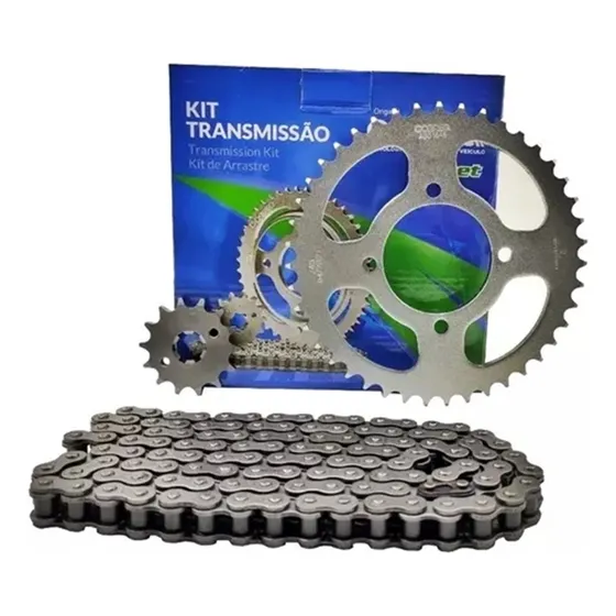 Kit Relação Transmissão Cobreq Yamaha Ybr125 Factor 125 