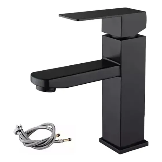 Grifo Baño Llave Monomando Fregadero Mezcladora Inoxidable Wohingo F026-043a Mezcladora