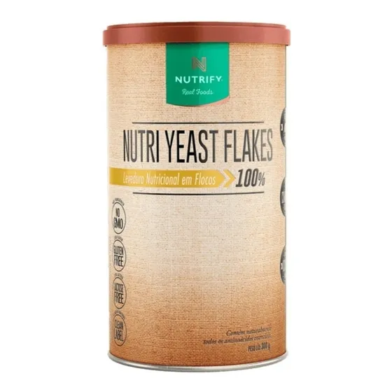 Nutritional Yeast Flakes 300g Nutrify Levedura Nutricional  