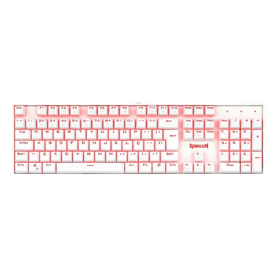 Teclado Mecanico Redragon Mitra Single Switch Vermelho K551w
