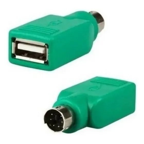 Adaptador Cable Para Teclado O Mouse Ps/2 A Usb Color Verde