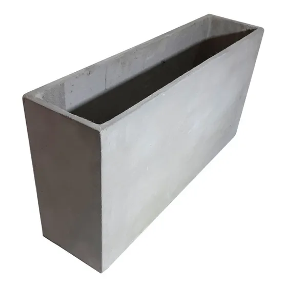 Macetero De Cemento Jardinera 80x20x40 Somos Fabricantes