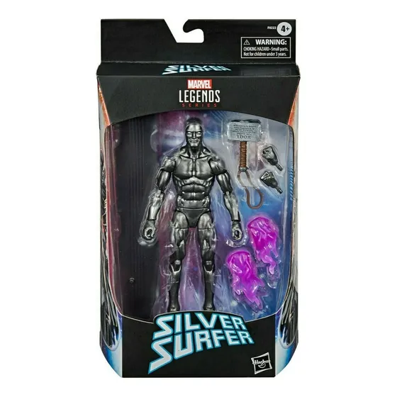 Obsidian Silver Surfer Marvel Legends Hasbro Muñeco Figura