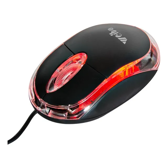 Mouse Optico Usb Con Cable 800 Dpi  Luz Led Dimm