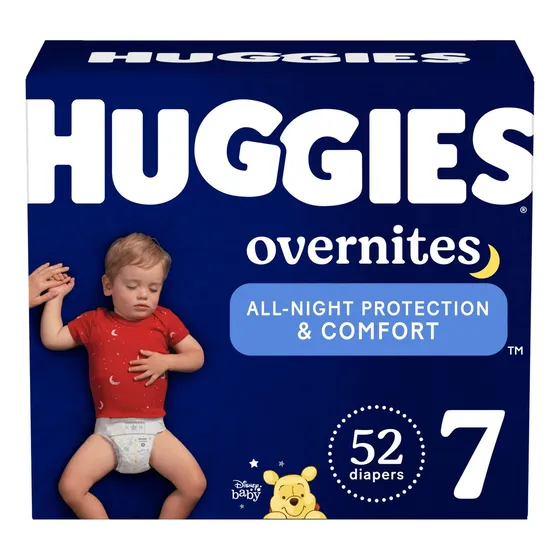 Pañales Huggies Overnites Talla 7 Con 52pz Género Sin género