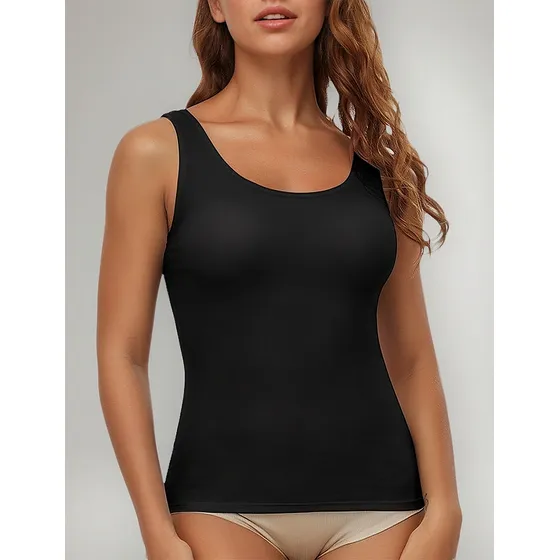 Camiseta Regata Feminina Com Sutiã Embutido, Acolchoada, Esp