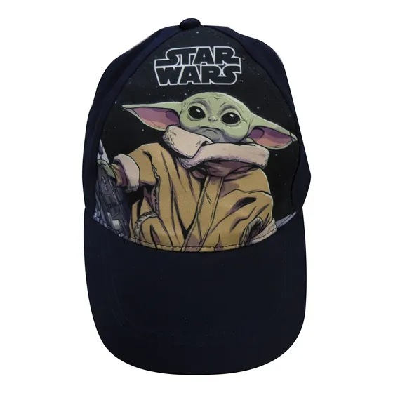 Gorro Con Visera Infantil Baby Yoda / Star Wars Oficial