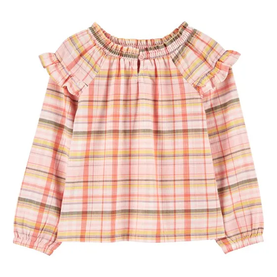 Blusa A Cuadros De Niña 2p895010 | Carters ®