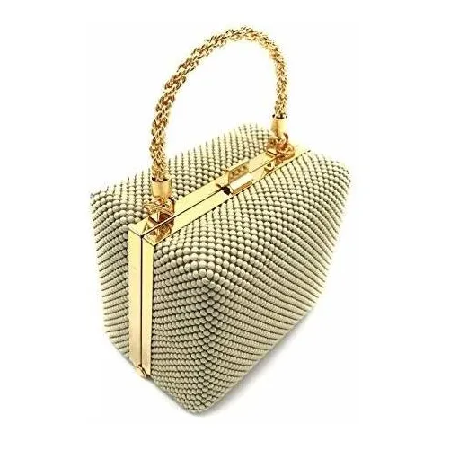 Xx-pequeño Embrague Metal Rebanado Bolsa De La Noche Q1syu