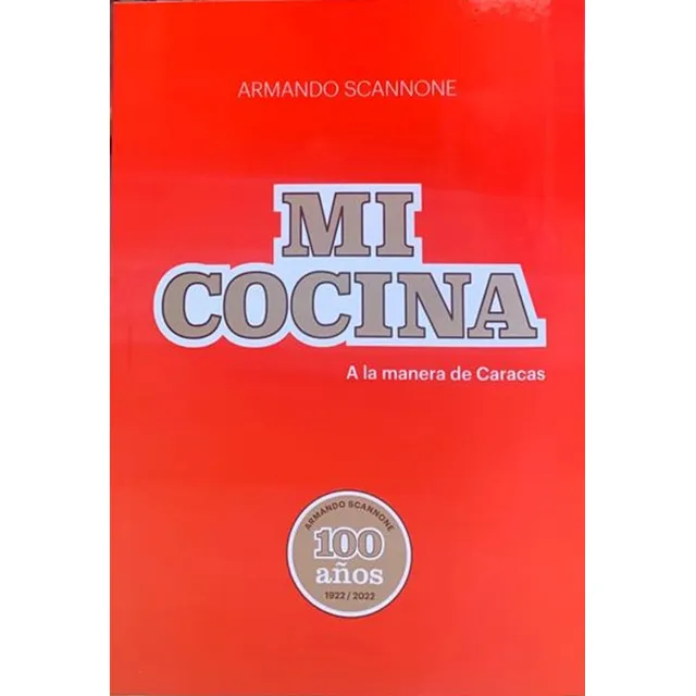 Libro Mi Cocina (rojo). A La Manera De Caracas