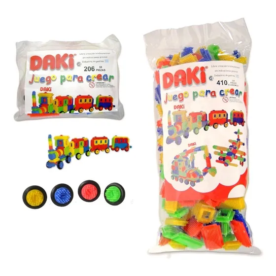 Combo Daki 2 Bolsas (410 + 206)-  394 Piezas -mis Juguetes
