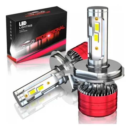 Kit De Focos Led 9003 H4 25000lm Luz Alta Y Baja Para Nissan