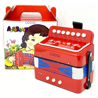 cddgl 10 Teclas De Control Acordeón Infantil Juguete Musical Educativo Niños,juguete En Solitario, Para Niños Y Niñas, Instrumentos Musicales Educativos,regalo De Cumpleaños (rojo) cddgl 10 Teclas De Control Acordeón Infantil Juguete Musical Educativo Niños,juguete En Solitario, Para Niños Y Niñas, Instrumentos Musicales Educativos,regalo De Cumpleaños (rojo)