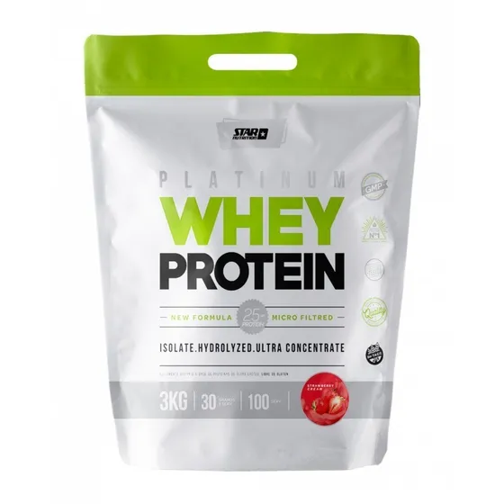 Premium Whey Protein 3 Kg Star Nutrition Proteína Concentrada