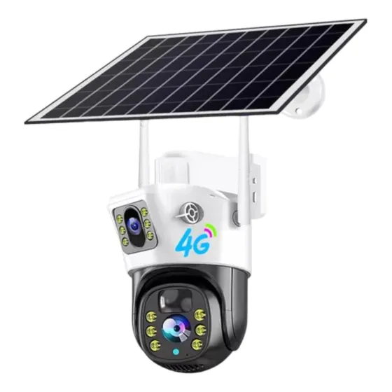 Genbolt GB-217H 3g/4g Lte solar cámara de vigilancia exterior color blanco 360 smart inalámbrica 2.5k 8w 15600mah batería cámara seguridad