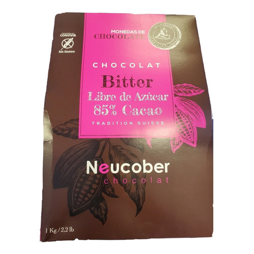 Cobertura Bitter  Sin Azúcar 85% Cacao De Maniexpress