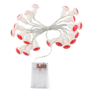 Cadena De Luces Led Mushroom De 7.2 Pies Y 20 Pulgadas, Colo Cadena De Luces Led Mushroom De 7.2 Pies Y 20 Pulgadas, Colo