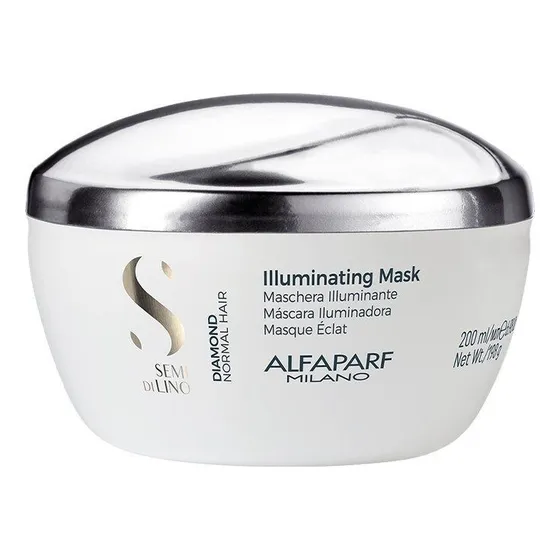 Mascarilla Iluminadora Alfaparf Diamond 200ml Semi Di Lino