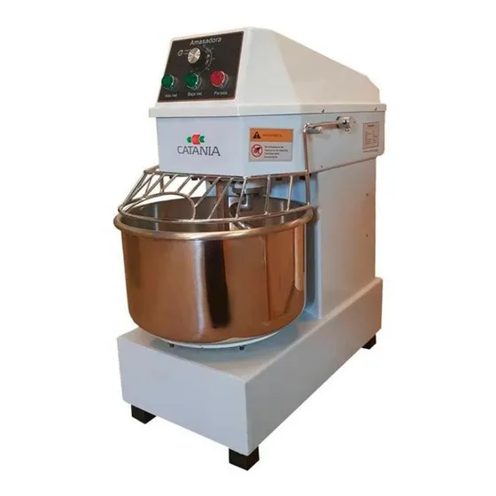 Amasadora Industrial Catania 40 Lts 2 Vel 220v Sh40a Cuo