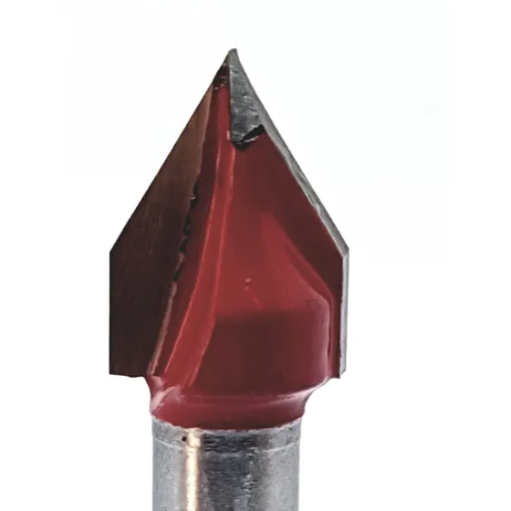 Fresa 60º Grados 12mm Vástago 6mm Ranura En V Grabados Cnc