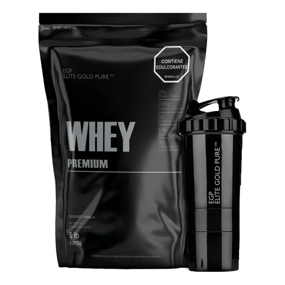 100% Whey Premium 5 Libras De Egp Elite Gold Pure 5lb Standard 5 Lb Smart Protein