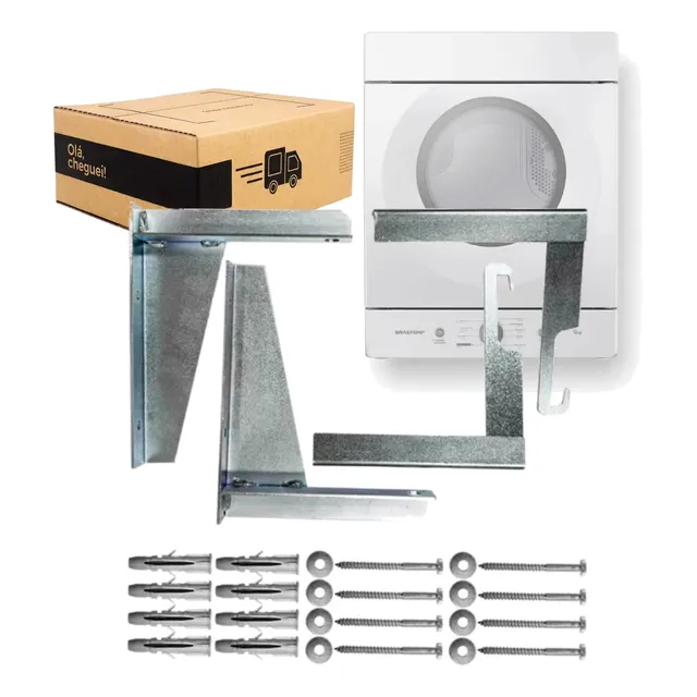 Suporte Parede Secadora Compativel Com Brastemp Ative Bsi10