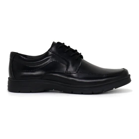 Zapato Escolar De Cuero Conter 25q1.mk-e3 Negro