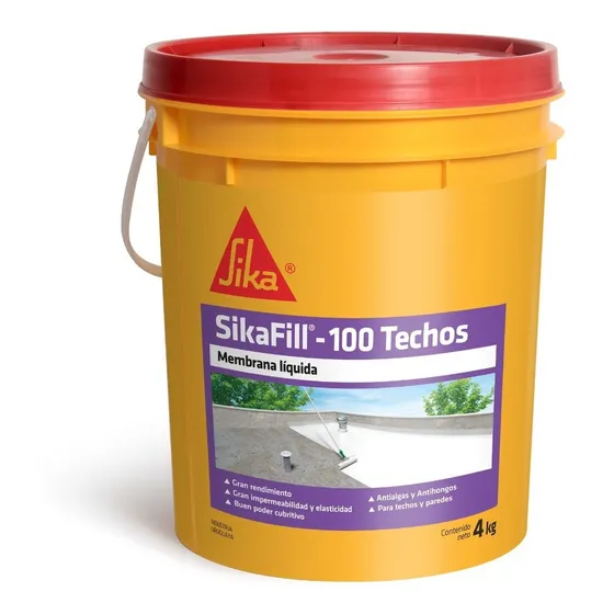 Membrana Líquida Sika Sikafill-100 Techos 4kg