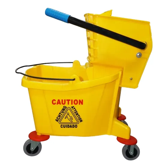Coche Escurridor De Trapeador Limpieza Pisos Carrito 36 L