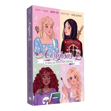 Corajosas 2 | Os Contos Das Princesas Nada Encantadas, De Diniz, Arlene; Araújo, Maria S.; Ane, Queren; Oliveira, Thais., Vol. 1. Editorial Mundo Cristão, Capa Mole Em Português, 2024