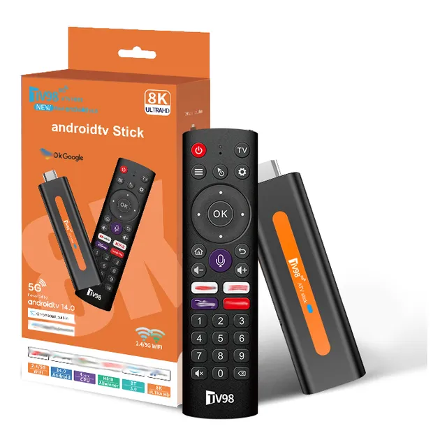 Android Tv Stick 98 5g 8k H618 16gb 2gb Ram Android 14