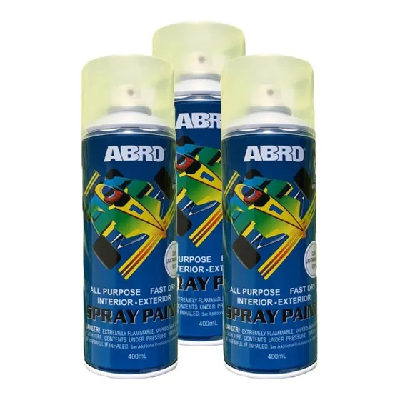 Laca En Aerosol Transparente Brillante 400ml X 3 Unidades