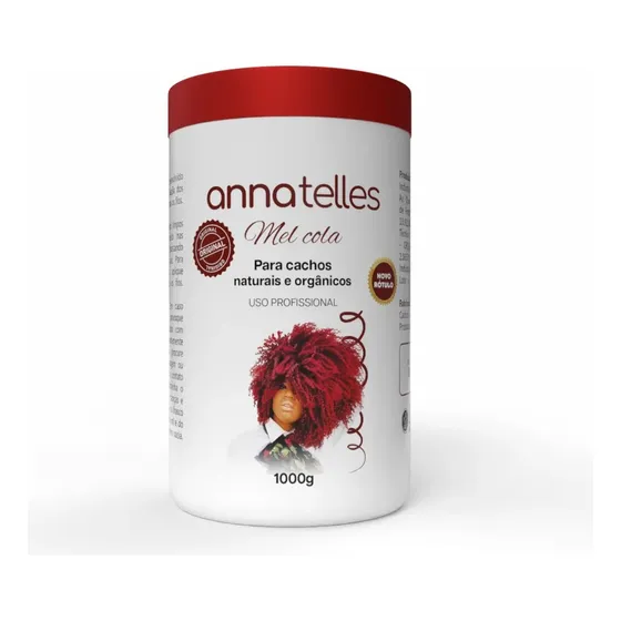 Mel Cola 1kg Anna Telles Para Cachos Naturais E Orgânicos