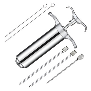 Injetor De Temperos Aves Carne C 3 Agulhas Cozinha Aço Inox Injetor De Temperos Aves Carne C 3 Agulhas Cozinha Aço Inox