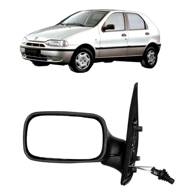 Retrovisor Palio Elx Ed 1996 A 2000 Manual Controle Manual