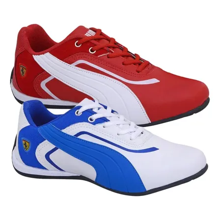 Kit 2 Tênis Masculino Ferrari Scuderia Confortável Qualidade