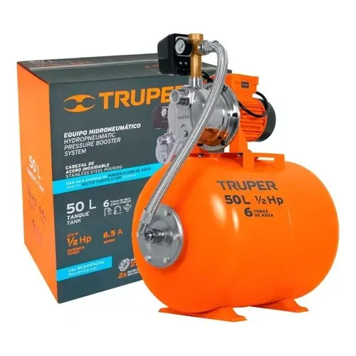 Bomba Hidroneumática 1/2 Hp Hidroneumatico 50 Litros