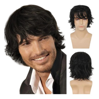 Sc Peluca Sintética Corta De Moda For Hombre Sc Peluca Sintética Corta De Moda For Hombre