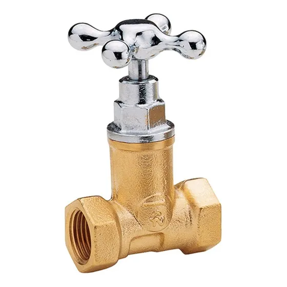 Llave Fv D/paso P/caño H-h C/volante Cruz Fija 19mm 0475-19