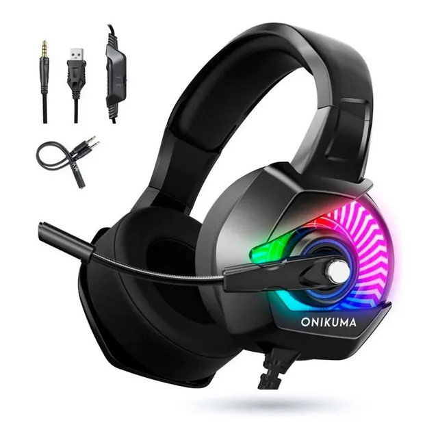 Audifonos Gamer Profesionales Led Rgb Microfono Pc Xbox Ps4 