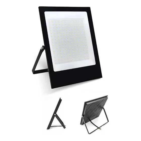 Reflector Led Slim 100w Ilumina 1000w Uso Exterior Ip66 Carcasa Negro Luz Blanco frío Vny Electric